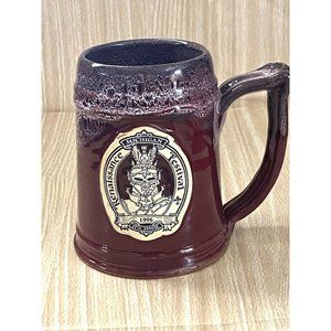 Vintage Pottery 1996 Michigan Renaissance Festival 17th Annual Mug‎